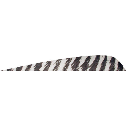 Gateway Parabolic Feathers Barred White 4 in. LW 50 pk.