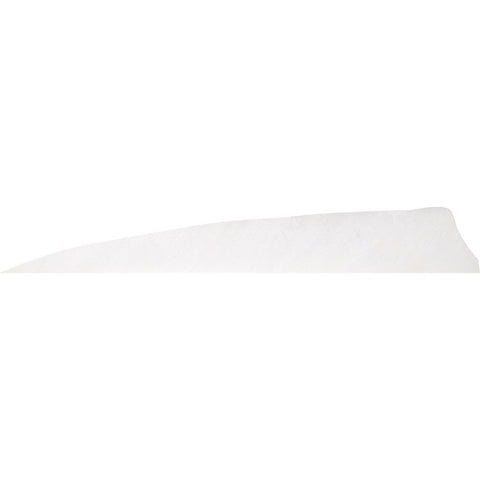 Gateway Shield Cut Feathers Flo White 4 in. LW 50 pk.