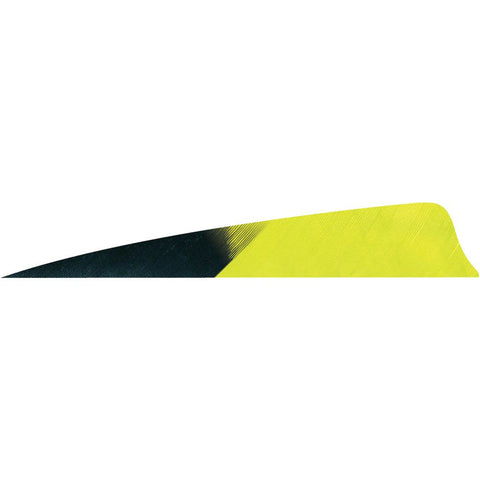 Gateway Shield Cut Feathers Kuro Lemon Lime 4 in. LW 50 pk.