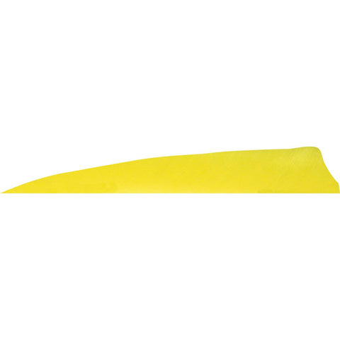 Gateway Shield Cut Feathers Sun Yellow 4 in. LW 50 pk.