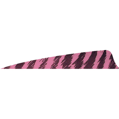 Gateway Shield Cut Feathers Barred Flo Pink 4 in. RW 50 pk.