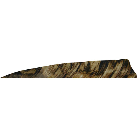 Gateway Shield Cut Feathers Tre Brown 4 in. RW 50 pk.