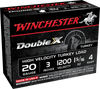 Winchester Ammo STH2034 Double X Turkey 20 Gauge 3" 1-5/16 oz 4 Shot 10 Bx/ 10 Cs