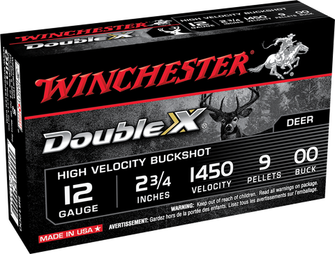 Winchester Ammo SB1200 Supreme Hi-Velocity Buckshot 12 Gauge 2.75" 9 Pellets 00 Buck Shot 5 Bx/ 50 Cs
