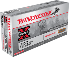 Winchester Ammo X300WSM1 Super-X 300 Winchester Short Magnum 150 GR Power-Point 20 Bx/ 10 Cs