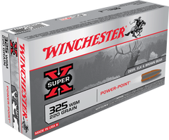 Winchester Ammo X325WSM Super-X 325 Winchester Short Magnum 220 GR Power-Point 20 Bx/ 10 Cs