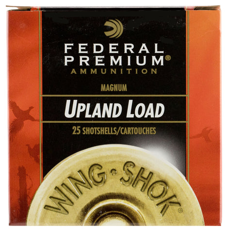 Federal P2585 Premium Upland Wing-Shok 20 Gauge 3" 1 1/4 oz 5 Shot 25 Bx/ 10 Cs