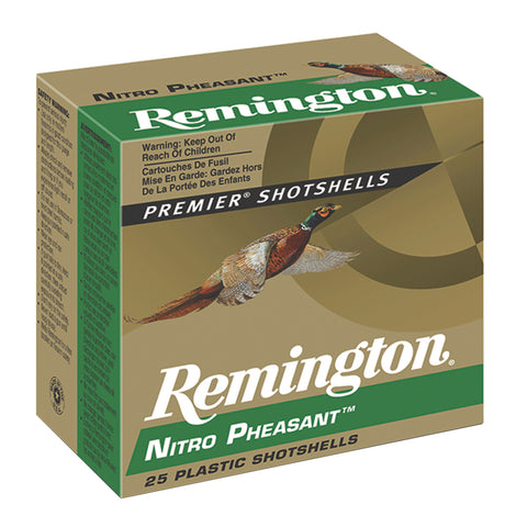 Remington Ammunition NP20M6 Premier Nitro Pheasant 20 Gauge 3" 1 1/4 oz 6 Shot 25 Bx/ 10 Cs