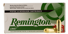 Remington Ammunition L45AP4B UMC 45 ACP Metal Case 230 GR 100Box/6Case - 100 Rounds