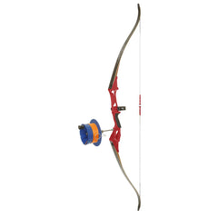 Fin Finder Bank Runner Recurve Package Red w/ Sidewinder Reel RH