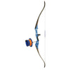 Fin Finder Bank Runner Recurve Package Blue w/ Sidewinder Reel RH - Fin-Finder - View 1