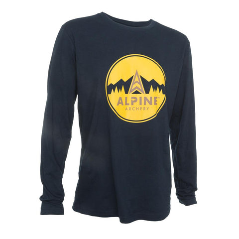 Alpine Long Sleeve Tee Navy XLarge