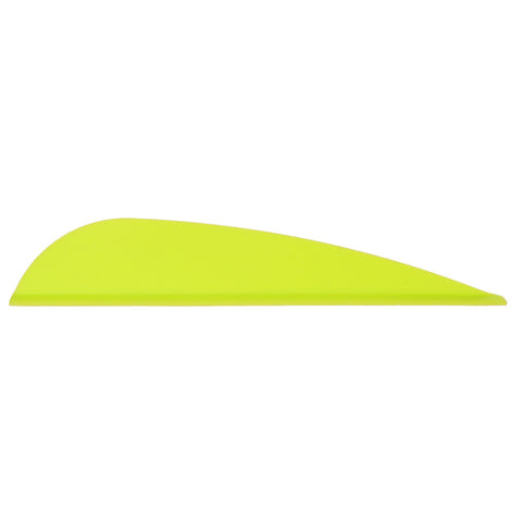 AAE Elite Plastifletch Vanes Yellow 2.875 in. 100 pk.