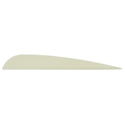 AAE Elite Plastifletch Vanes White 3.875 in. 100 pk.