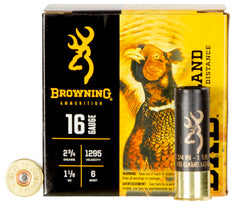 Browning Ammo B193511626 BXD Upland 16 Gauge 2.75" 1 1/8 oz 6 Shot 25 Bx/ 10 Cs