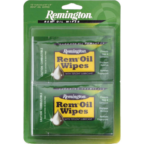 Remington Rem Oil 12 pk. Wipes