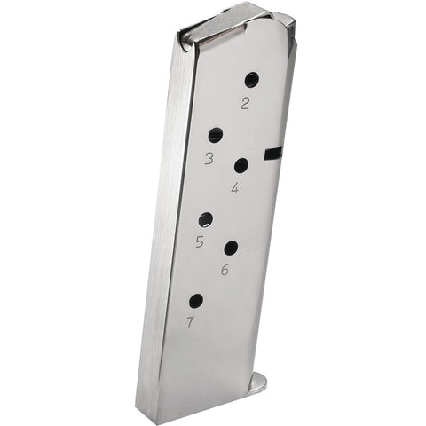 Remington 1911 Magazine Nickel 45 ACP 7 rd. Flush Base
