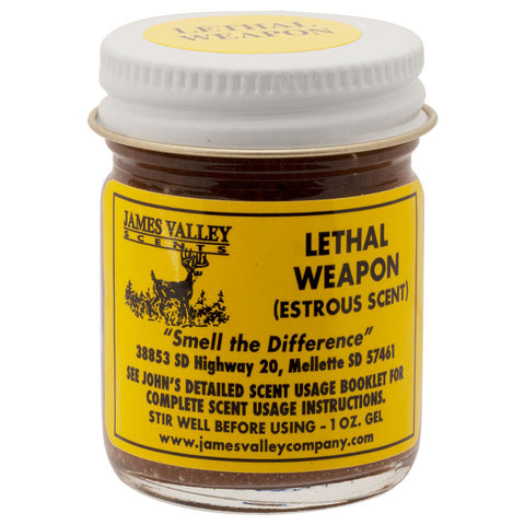 James Valley Gel Scents Lethal Weapon Buck Lure 1 oz.