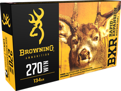 Browning Ammo B192102701 BXR Rapid Expansion 270 Win 134 GR Matrix Tip 20 Bx/ 10 Cs