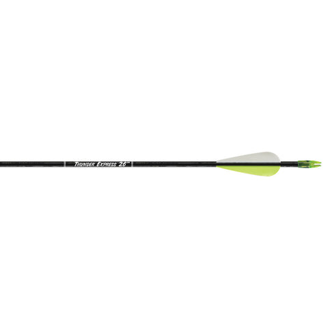 Carbon Express Thunder Express Arrows Black 26 in. 72 pk.