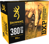 Browning Ammo B191703801 BXP X-Point 380 ACP 95 GR HP 20 Bx/ 10 Cs - Browning - View 1