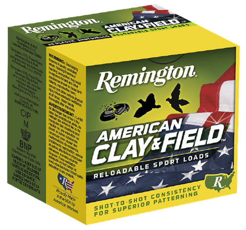 Remington Ammunition HT128 American Clay & Field Sport  12 Gauge 2.75" 1 1/8 oz 8 Shot 25 Bx/ 10 Cs