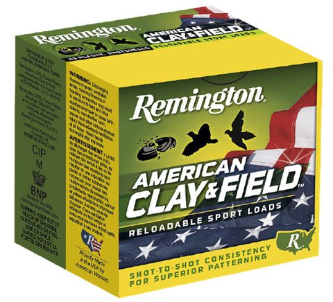 Remington Ammunition HT12L8 American Clay & Field Sport  12 Gauge 2.75" 1 oz 8 Shot 25 Bx/ 10 Cs