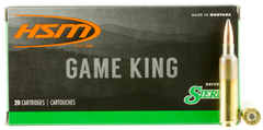 HSM 65X284NORMA3 Game King 6.5X284mm Norma 140 GR SBT 20 Bx/ 25 Cs