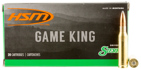 HSM 7MM089N Game King 7mm-08 Remington 160 GR SBT 20 Bx/ 25 Cs