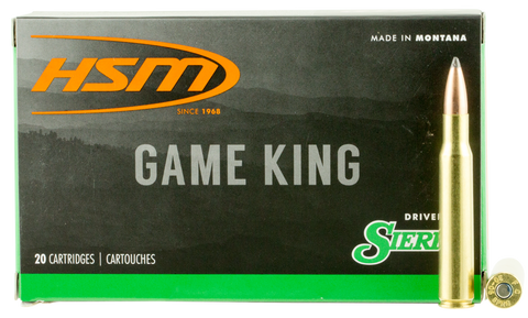 HSM 300639N Game King 30-06 Springfield 150 GR SBT 20 Bx/ 20 Cs