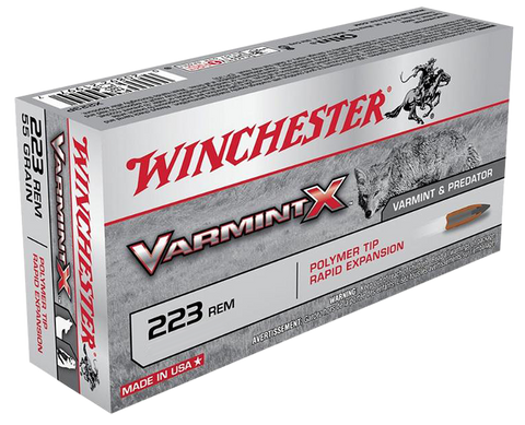 Winchester Ammo X223PLF Varmint X 223 Remington/5.56 NATO 38 GR Lead-Free 20 Bx/ 10 Cs