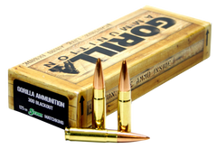 Gorilla GA300125SMK Gorilla Match 300 AAC Blackout/Whisper (7.62X35mm) 125 GR Sierra MatchKing 20 Bx/ 10 Cs