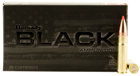 Hornady 80873 Black 300 AAC Blackout/Whisper (7.62x35mm) 110 GR V-Max 20 Bx/ 10 Cs