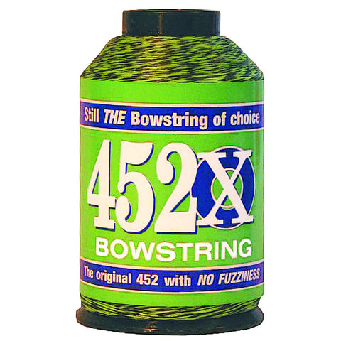 BCY 452X Bowstring Material Green/Black 1/4 lb.