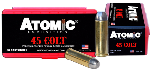 Atomic 00434 Cowboy Action 45 Colt (LC) 200 GR LRNFP 50 Bx/ 10 Cs
