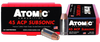 Atomic 00439 Subsonic 45 Automatic Colt Pistol (ACP) 250 GR Bonded Match Hollow Point 50 Bx/ 10 Cs - Atomic - View 1