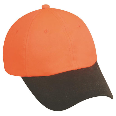 Outdoor Cap Waxed Cotton Hat Blaze Orange/Brown One Size