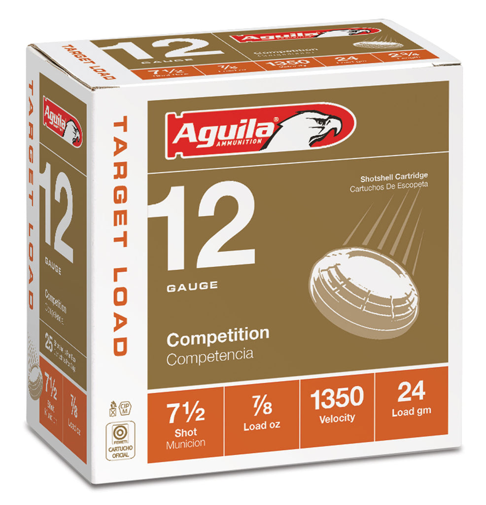 Aguila 1CHB1250 Competition  12 Gauge 2.75" 7/8 oz 7.5 Shot 25 Bx/ 10 Cs