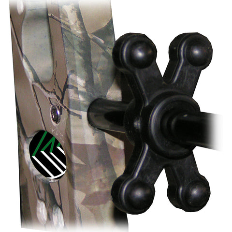 BowJax SlimJax Cable Rod Dampener Black