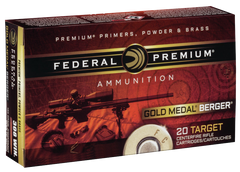 Federal GM65CRDBH130 Gold Medal 6.5 Creedmoor 130 GR Open Tip Match 20 Bx/ 10 Cs