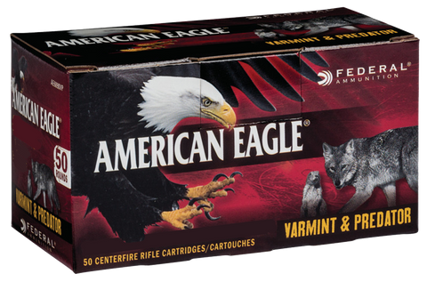 Federal AE6890VP American Eagle 6.8mm Remington SPC 90 GR JHP 50 Bx/ 5 Cs