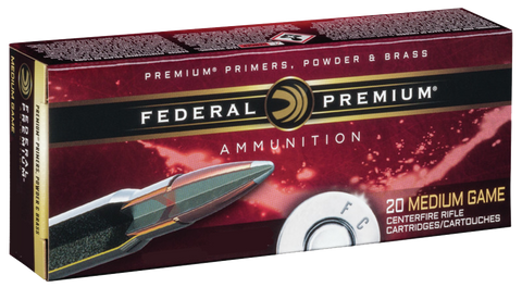 Federal P338RUMA Vital-Shok 338 Remington Ultra Magnum (RUM) 210 GR Nosler Partition 20 Bx/ 10 Cs
