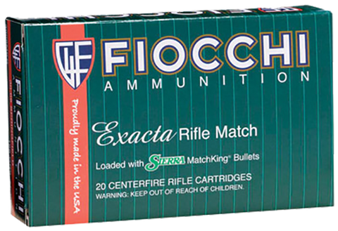 Fiocchi 223MKD Exacta 223 Remington/5.56 NATO 77 GR Sierra MatchKing BTHP 20 Bx/ 10 Cs