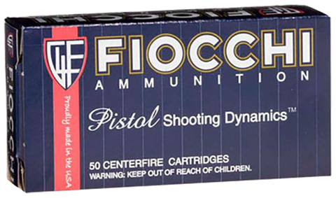 Fiocchi 38SA Shooting Dynamics 38 Super 129 GR Metal Case (FMJ) 50 Bx/ 20 Cs