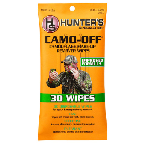 Hunters Specialties Camo-Off Makeup Remover Wipes 30 pk.