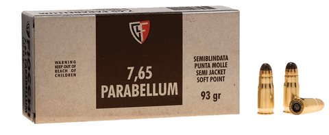 Fiocchi 765B Specialty 30 Luger 93 GR JSP 50Bx/20Cs