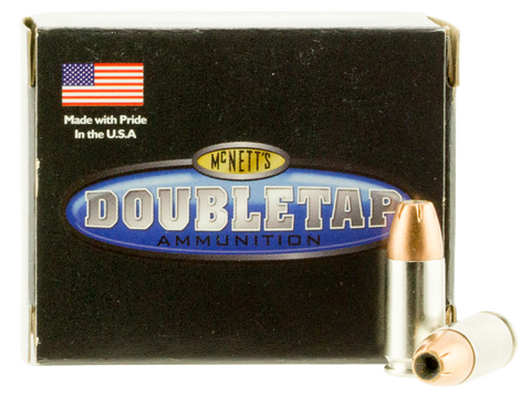 DoubleTap Ammunition 9MM165EQ DT Defense 9mm Luger 165 GR Jacketed Hollow Point 20 Bx/ 50 Cs