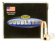 DoubleTap Ammunition 9MM165EQ DT Defense 9mm Luger 165 GR Jacketed Hollow Point 20 Bx/ 50 Cs