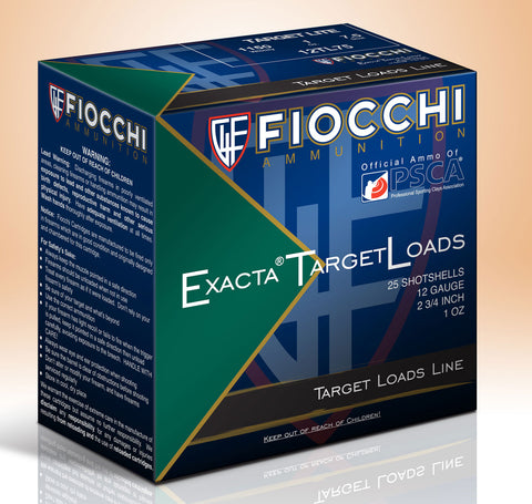 Fiocchi 12TL75 Exacta Little Rino 12 Gauge 2.75" 1 oz 7.5 Shot 25 Bx/ 10 Cs