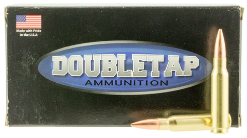 DoubleTap Ammunition 308W155HP DT Longrange 308 Winchester/7.62 NATO 155 GR Hollow Point Boat Tail 20 Bx/ 25 Cs